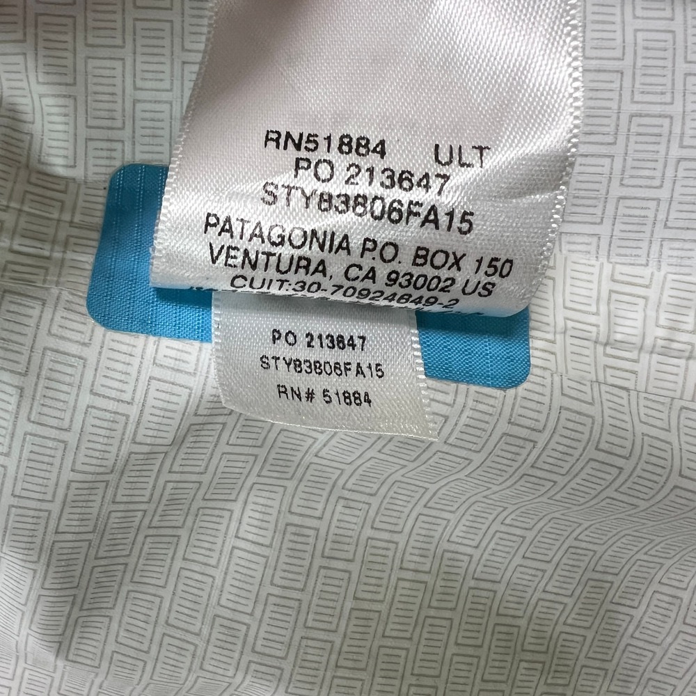 Patagonia Torrentshell Rain Jacket Womens S Blue Full Zip Hooded H2No Waterproof - Picture 8 of 13